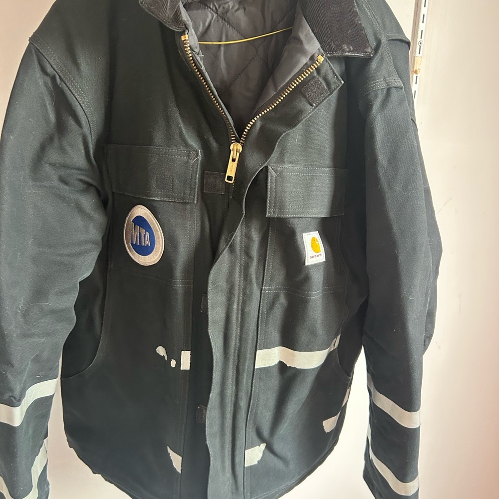 Carhartt Quilted Black Jacket